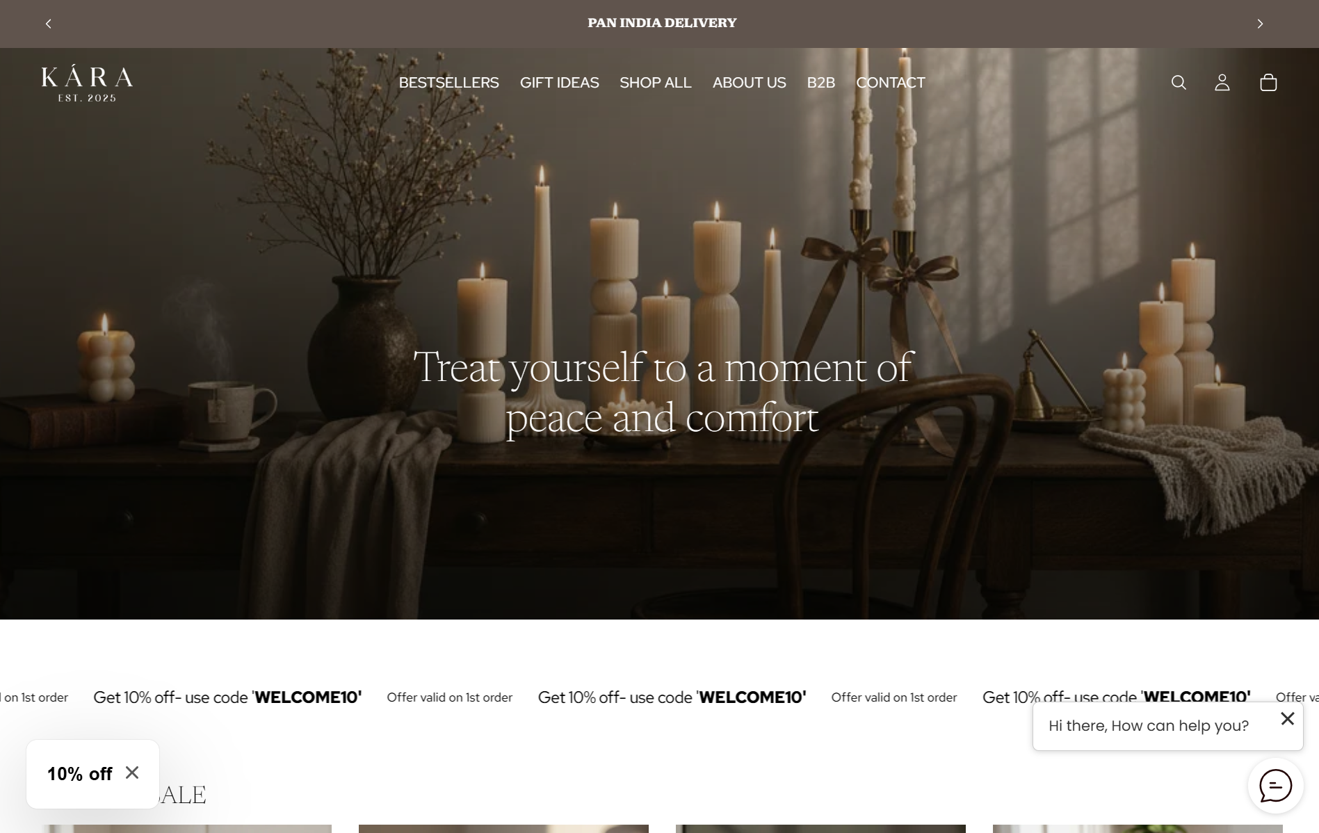 KÁRA Living Real Website