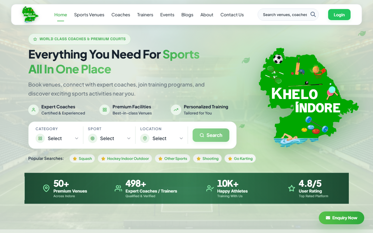 Khelo Indore Real Website